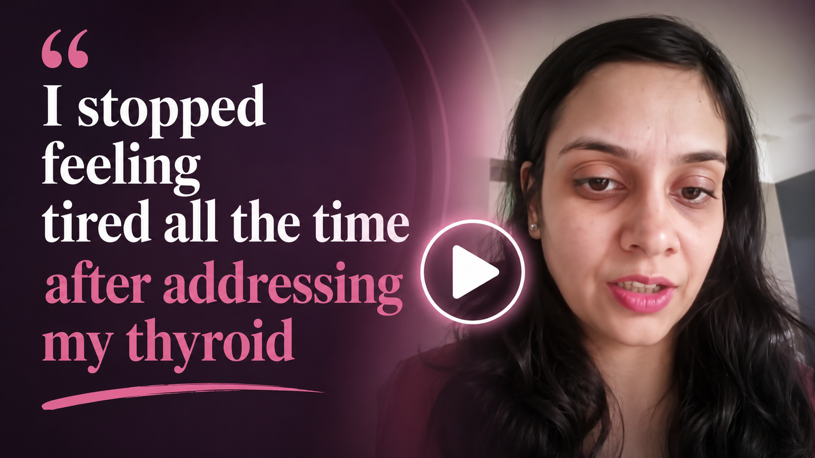 Shivani, thyroid recovery story